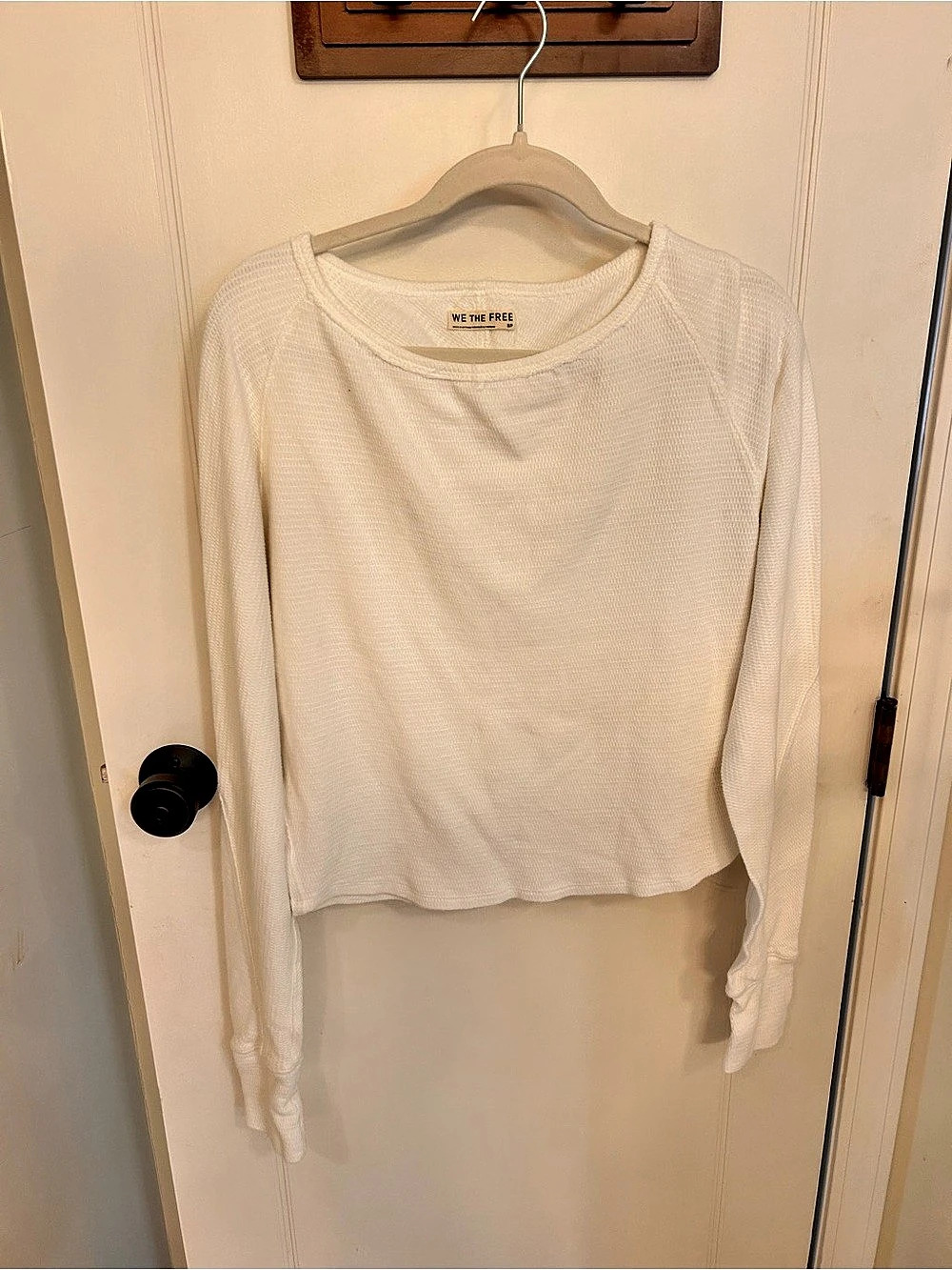 We The Free Long Sleeve Thermal Top in White Like New